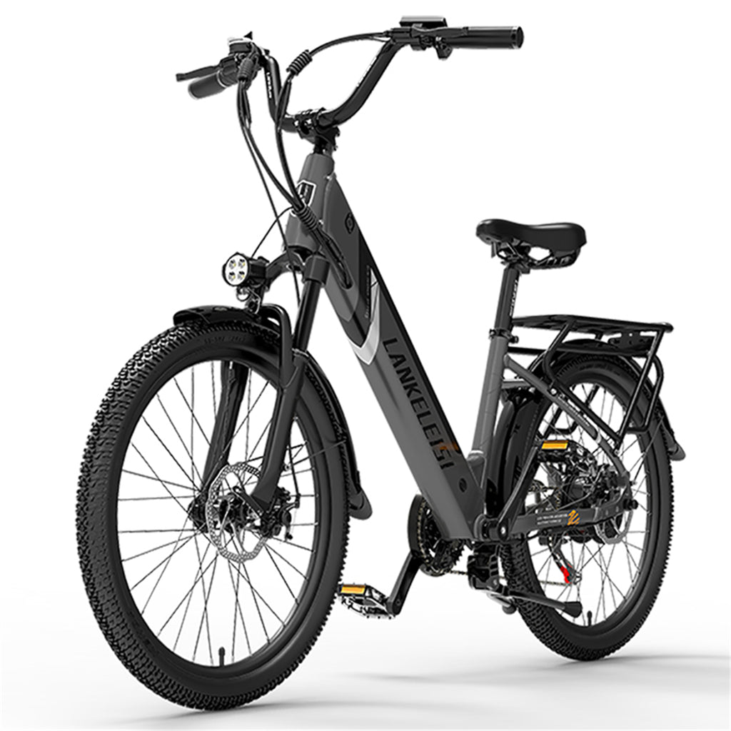 a grey lankeleisi es500 pro commute bike