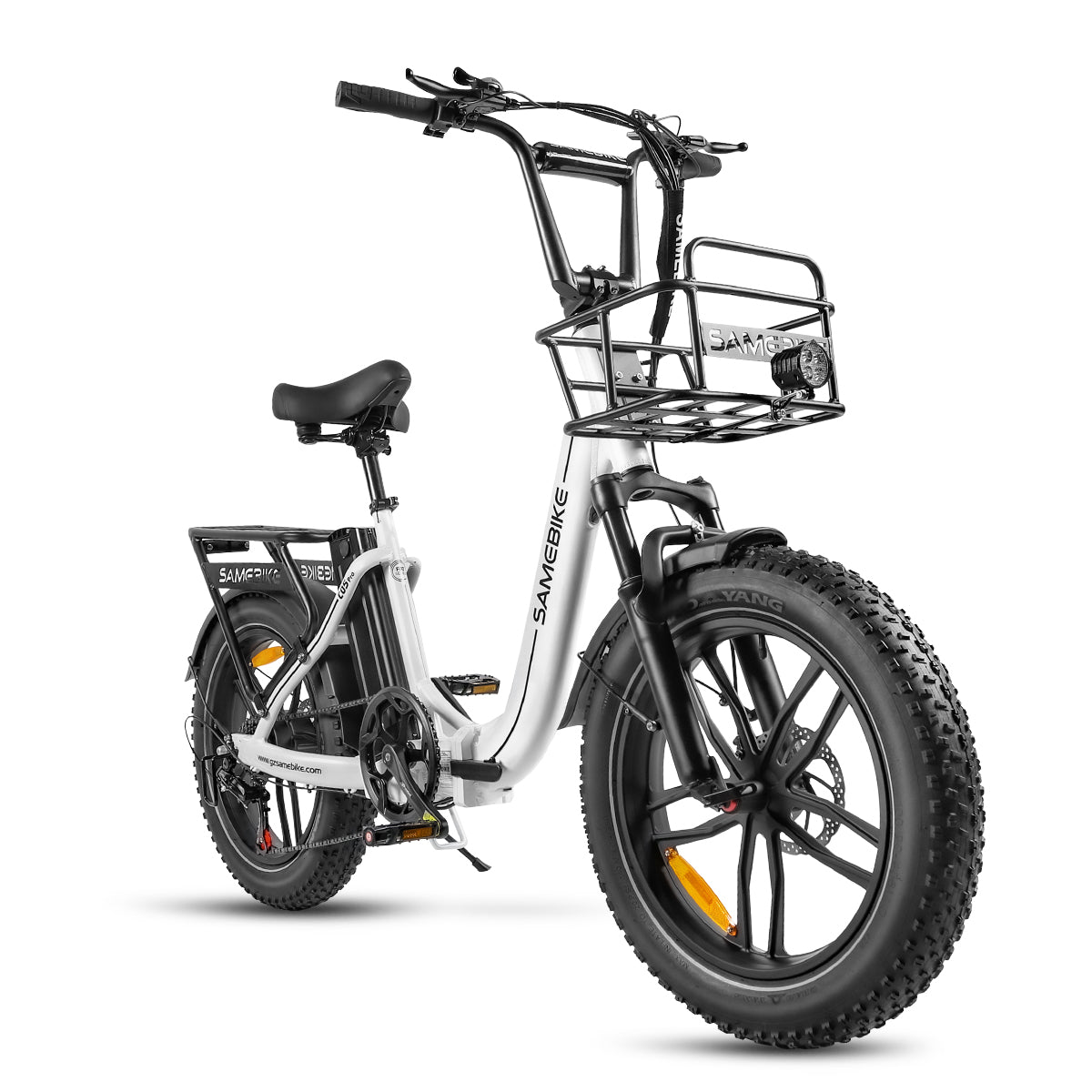 SAMEBIKE C05 Pro Step-through Foldable Fat Tire Ebike