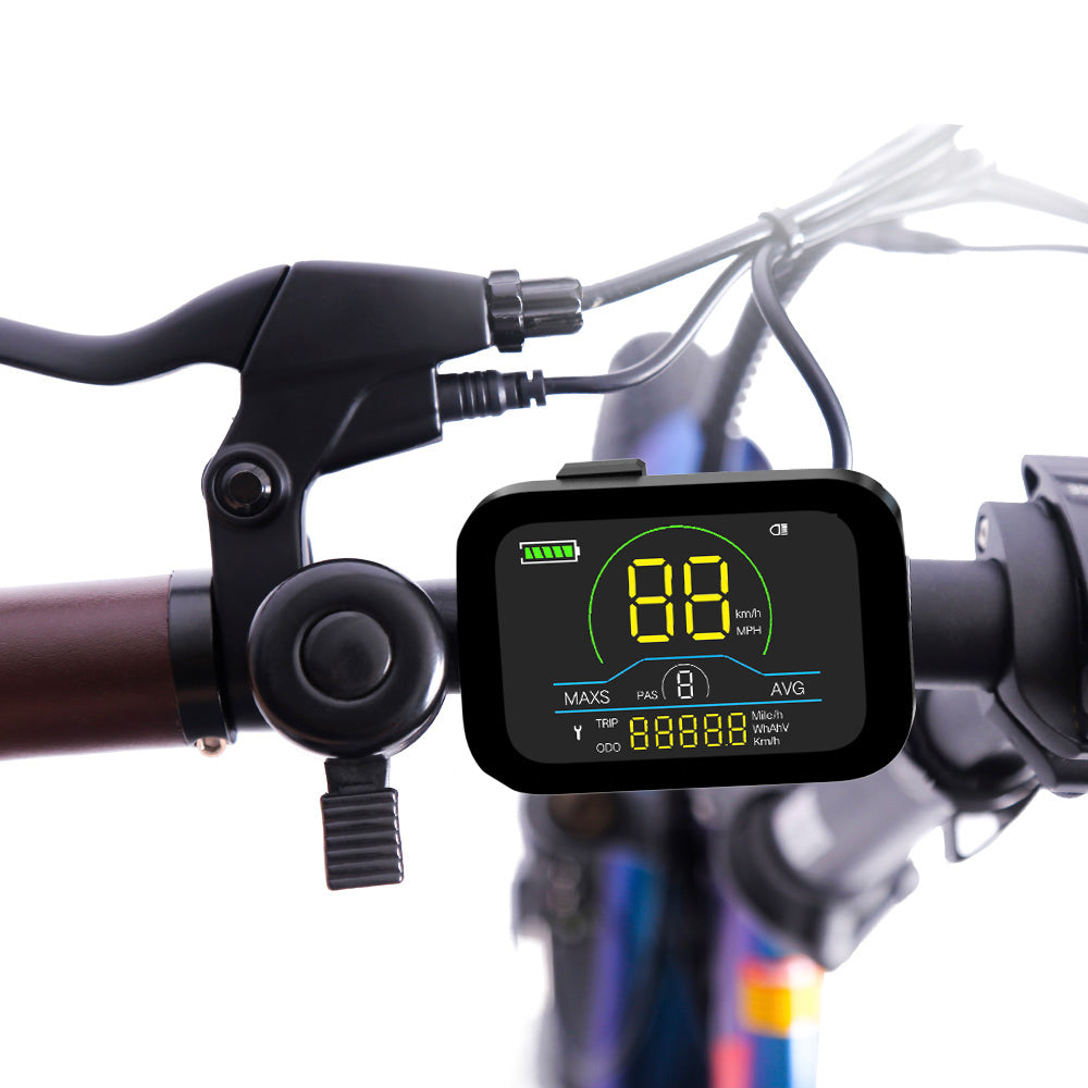 fafrees f20 pro collapsible e bike lcd color display