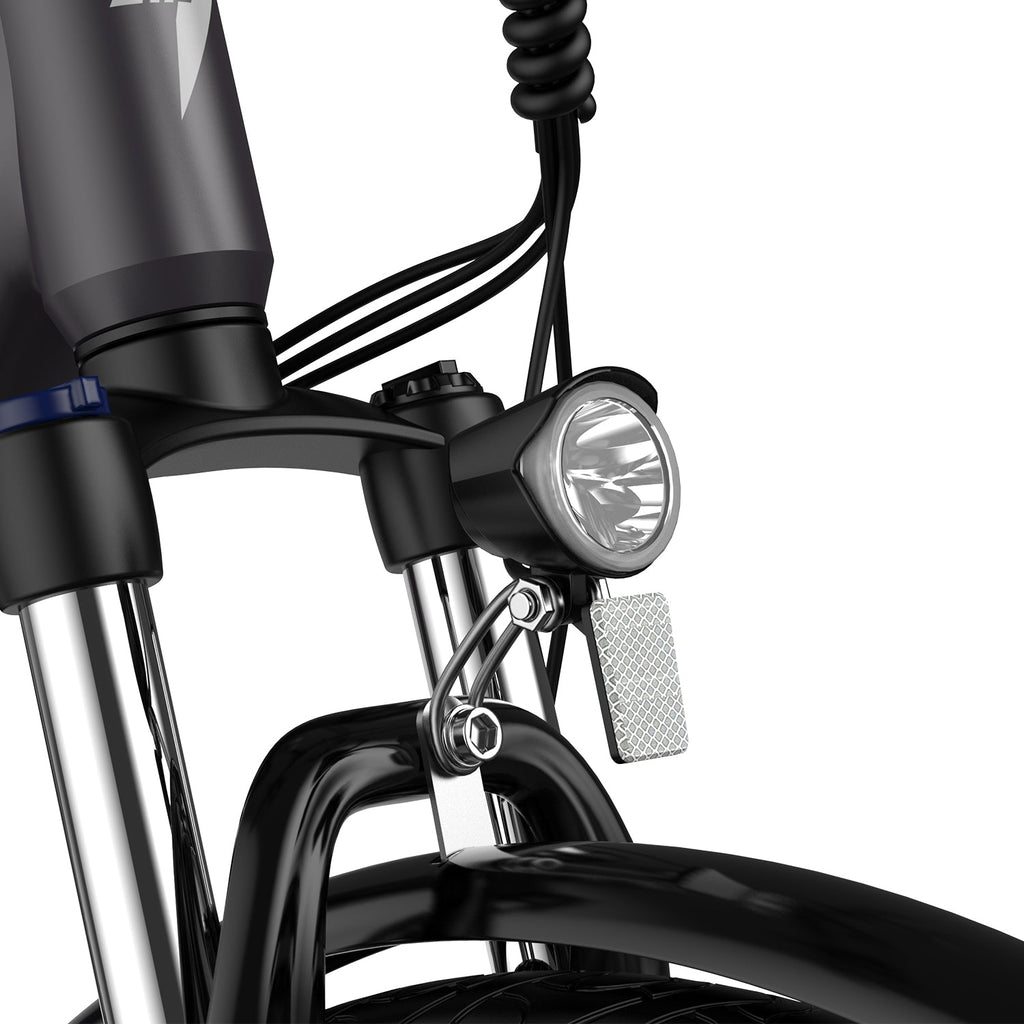 the headlight of step through bike  Fafrees F28 Pro